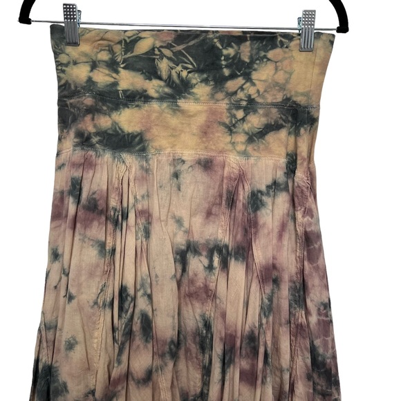 NOW & THEN Tie Dye Bohemian Beachy Boho Convertible Skirt Dress Small - Picture 4 of 11